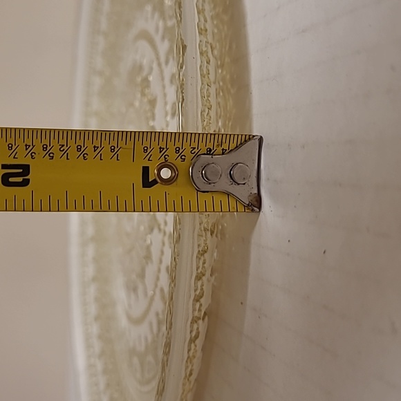 Vintage Reverse Painted Glass Serving Plate - Picture 13 of 16